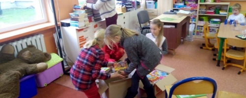 Zbiórka książek dla dzieci z Litwy.