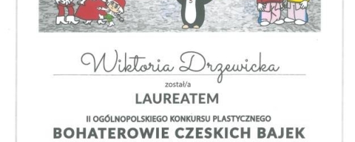 Wiktoria Drzewicka wśród laureatów ogólnopolskiego konkursu plastycznego