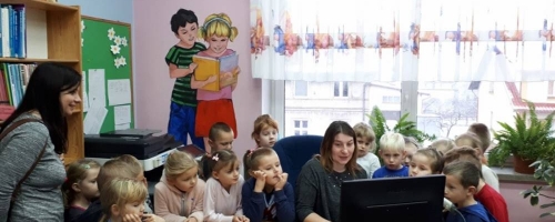 Wizyta przedszkolaków w Centrum Kultury i Biblioteki
